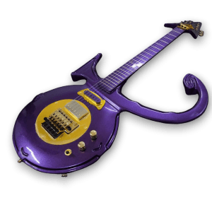 Custom Made Purple Prince Love Electric Guitar - Image 2