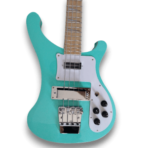 Custom Made Seafoam Green 4003 Style Neck-Through-Body 4 Strings Electric Bass