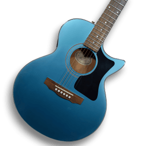 Custom Made Acoustic Pelham Blue Songbird Style BG Barry Gibb Acoustic Guitar