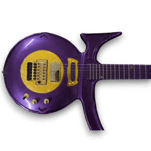 Custom Made Purple Prince Love Electric Guitar - Image 3