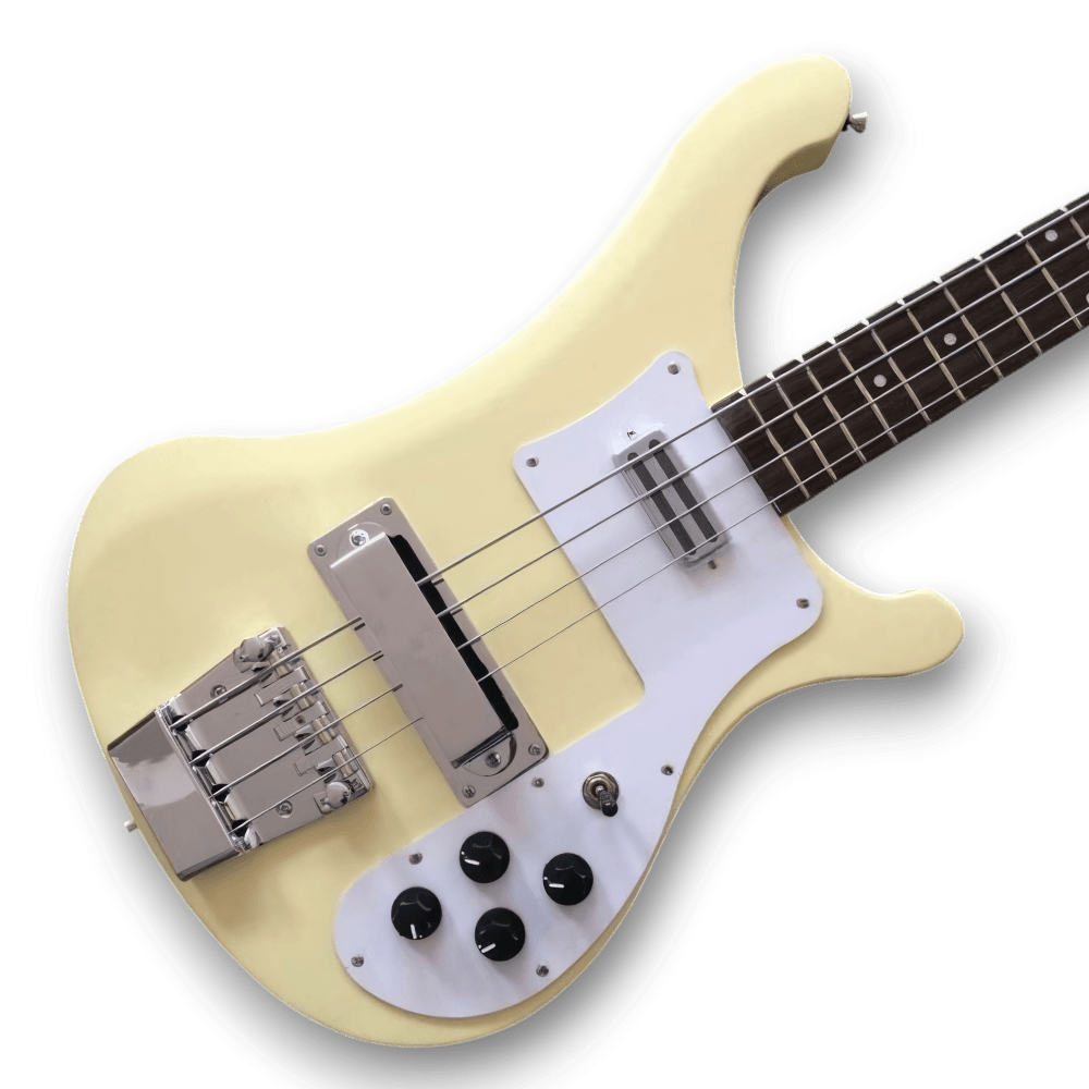 Custom Made 4001CS Chris Squire Cream White Color 4 Strings Electric Bass