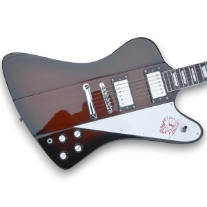 Custom Made Vintage Sunburst Firebird Style Electric Guitar