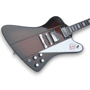 Custom Made Vintage Sunburst Firebird Style Electric Guitar - Image 2
