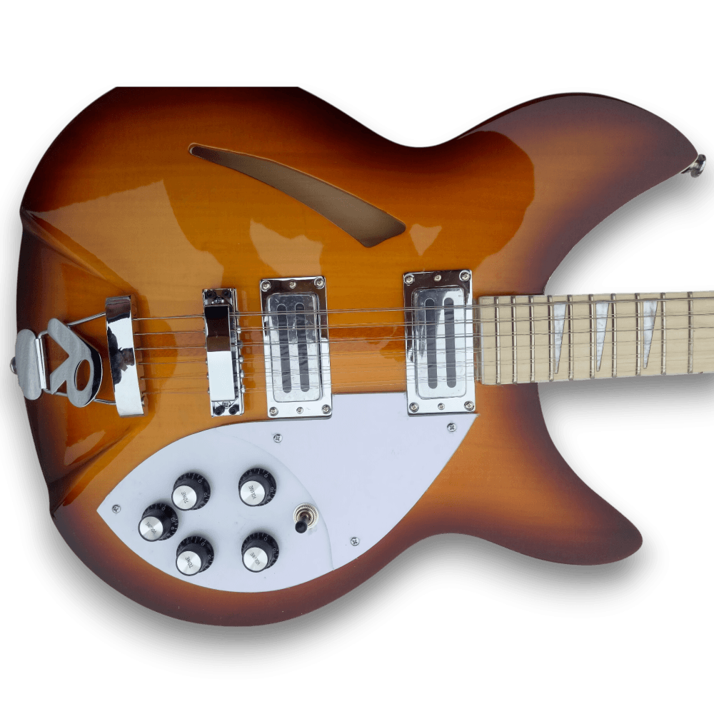 Custom Made Sunburst 330 Style12 String Electric Guitar