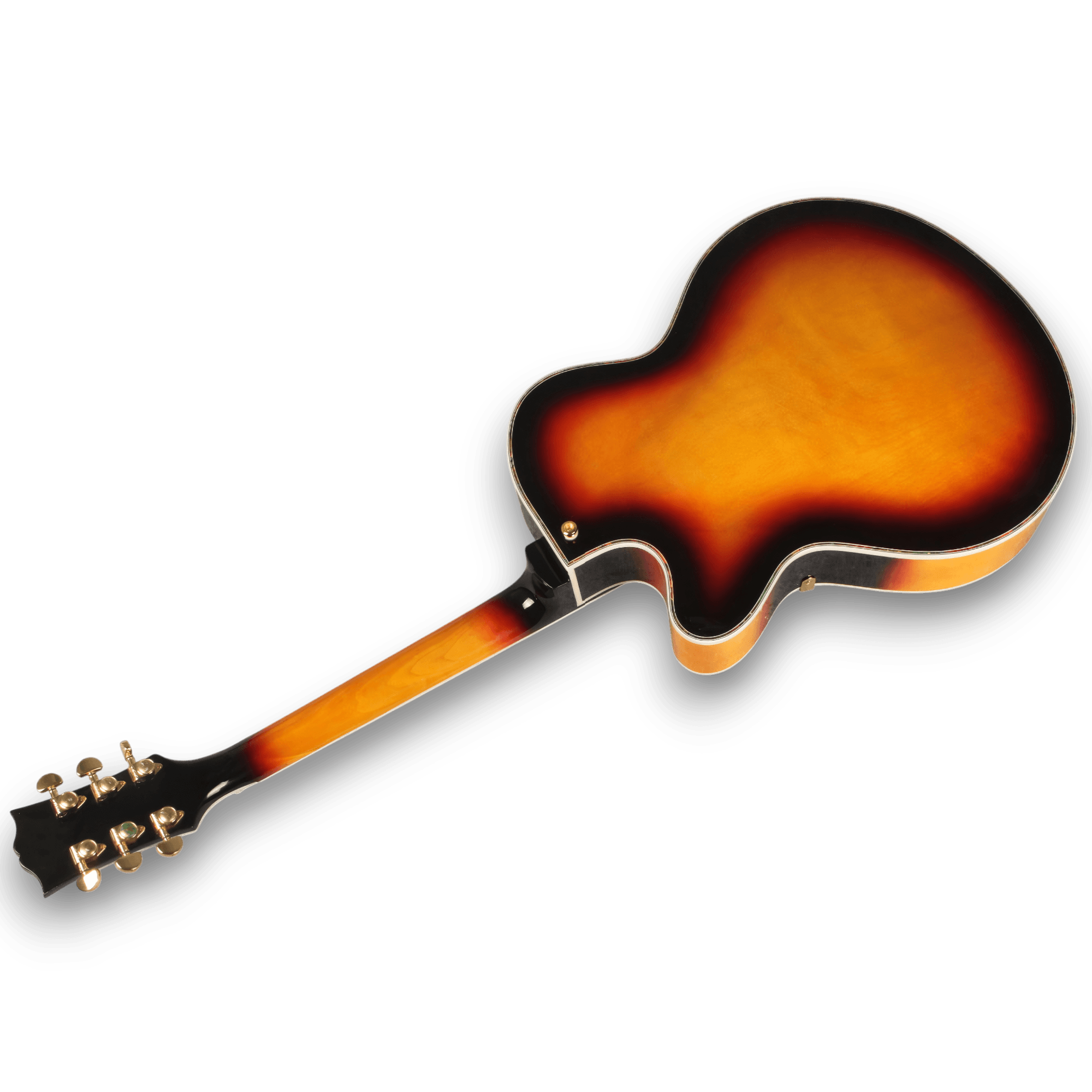 Custom Made Switchmaster Bigsby Tremolo Style ES-5 Tobacco Sunburst Full Hollow Body Electric Guitar - Image 4