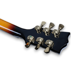 Custom Made Sunburst Byrdland Style Hollow Body Electric Guitar - Image 5