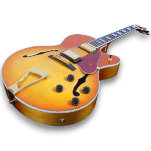 Custom Made Sunburst L-5 Style Hollowbody Electric Guitar