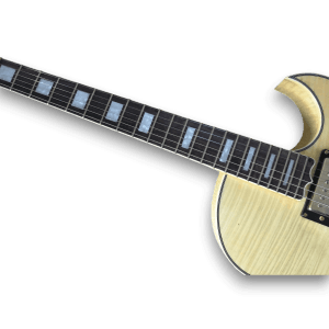 Custom Made Flame Maple Top Natural Wood Finish Byrdland Style Hollow Body Jazz Electric Guitar - Image 2