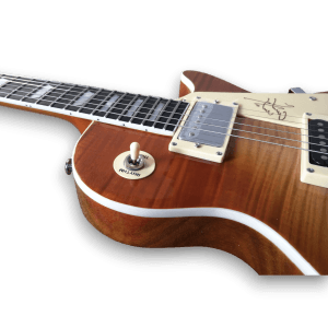 Custom Made Flame Maple Top LP Style Jimmy Page SunburstElectric Guitar - Image 4