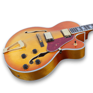 Custom Made Sunburst L-5 Style Hollowbody Electric Guitar - Image 3