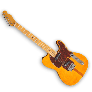 Custom Made Tele Style Flame Maple Top The Prinz Madcat 6 Strings Electric Guitar - Image 2