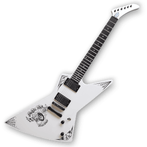 Custom Made White Explorer Hetfield 6 Strings Papa Het Electric Guitar - Image 2