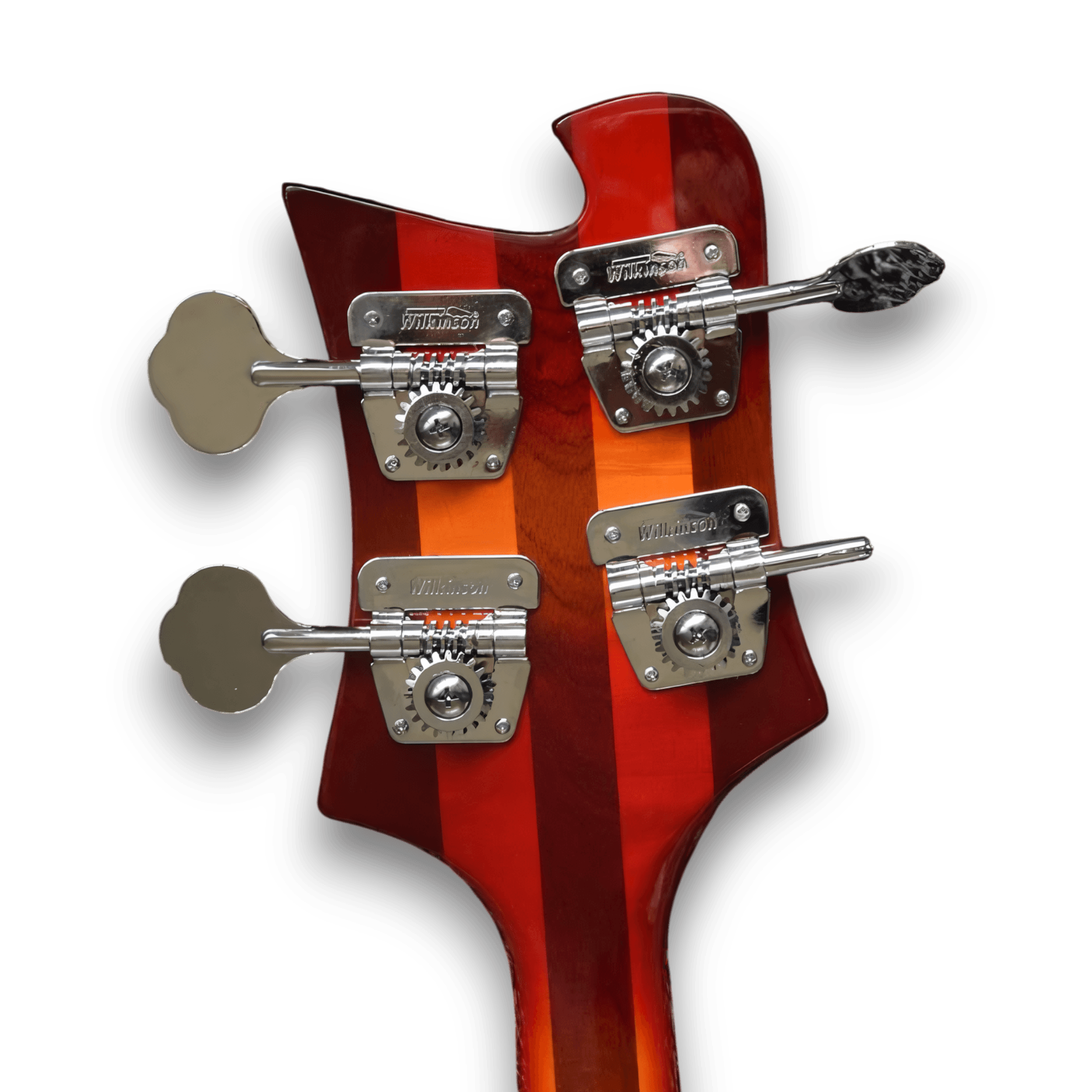 Custom Made 4005 Fireglo Style Semi-Hollow Body 4 Strings Electric Bass - Image 8