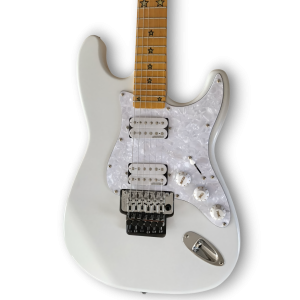 Custom Made Dave Murray White Strat Style Electric Guitar