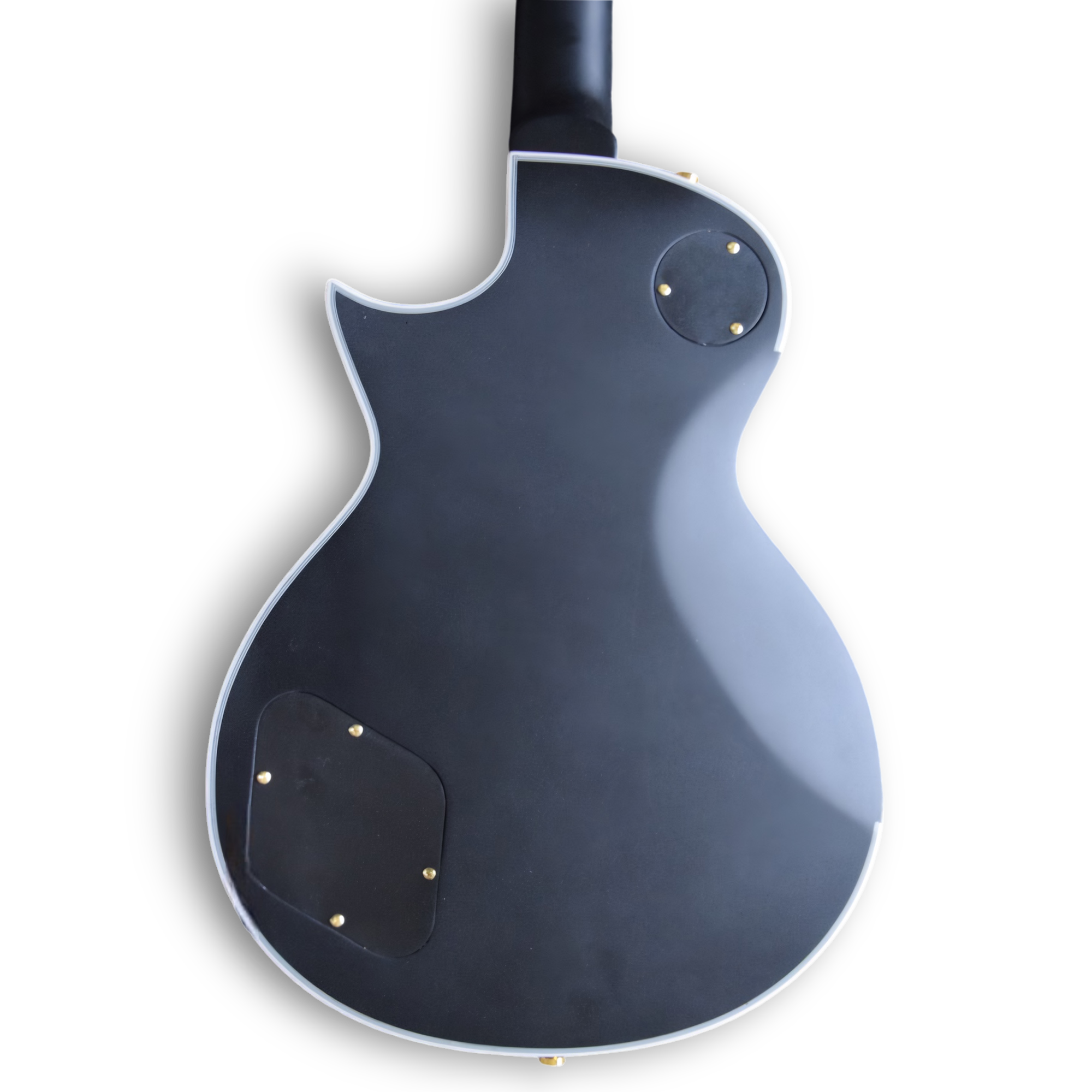 Custom Made Black Iron Cross Guitar LP Hetfield Style Electric Guitar - Image 7