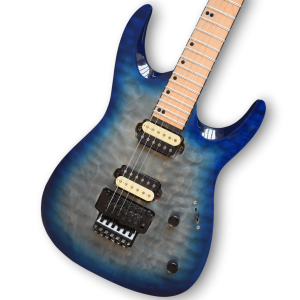 Custom Made Chlorine Burst Quilt Maple Top Dinky 6 Strings Electric Guitar