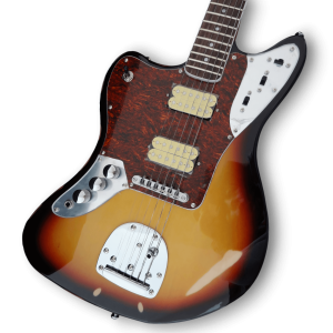 Custom Made Left Handed Sunburst Kurt Cobain Jaguar Electric Guitar