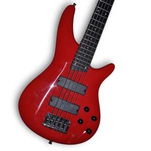 Custom Made Red SR250 5 Strings Electric Bass