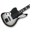 Custom Made Left Handed Silverburst Troy Sanders Jaguar Bass 4 Strings Bass