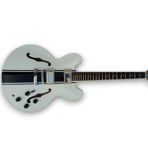 Custom Made Semi-Hollow ES-333 Style Tom DeLonge Style Electric Guitar - Image 2