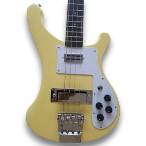 Custom Made 4001 Style Chris Squire Cream Color 4 Strings Electric Bass