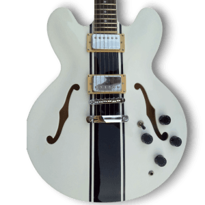 Custom Made Semi-Hollow ES-333 Style Tom DeLonge Style Electric Guitar