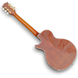 Custom Made Root Beer Flame Maple Top LP Style Electric Guitar - Image 4