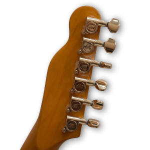Custom Made Flame Maple Top Tuff Dog Tele Style Sunburst Electric Guitar - Image 6