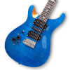 Custom Made Left Handed Blue Flame Maple Top Wood 6 Strings Electric Guitar