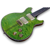 Custom Made Quilted Maple Topwood Santana Style 6 Strings Electric Guitar