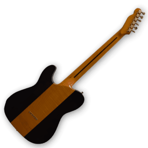 Custom Made Flame Maple Top Tuff Dog Tele Style Sunburst Electric Guitar - Image 4