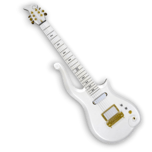 Custom Made White Prince Cloud Electric Guitar