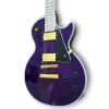 Custom Made Purple Burst Tiger Maple Top LP Style Electric Guitar