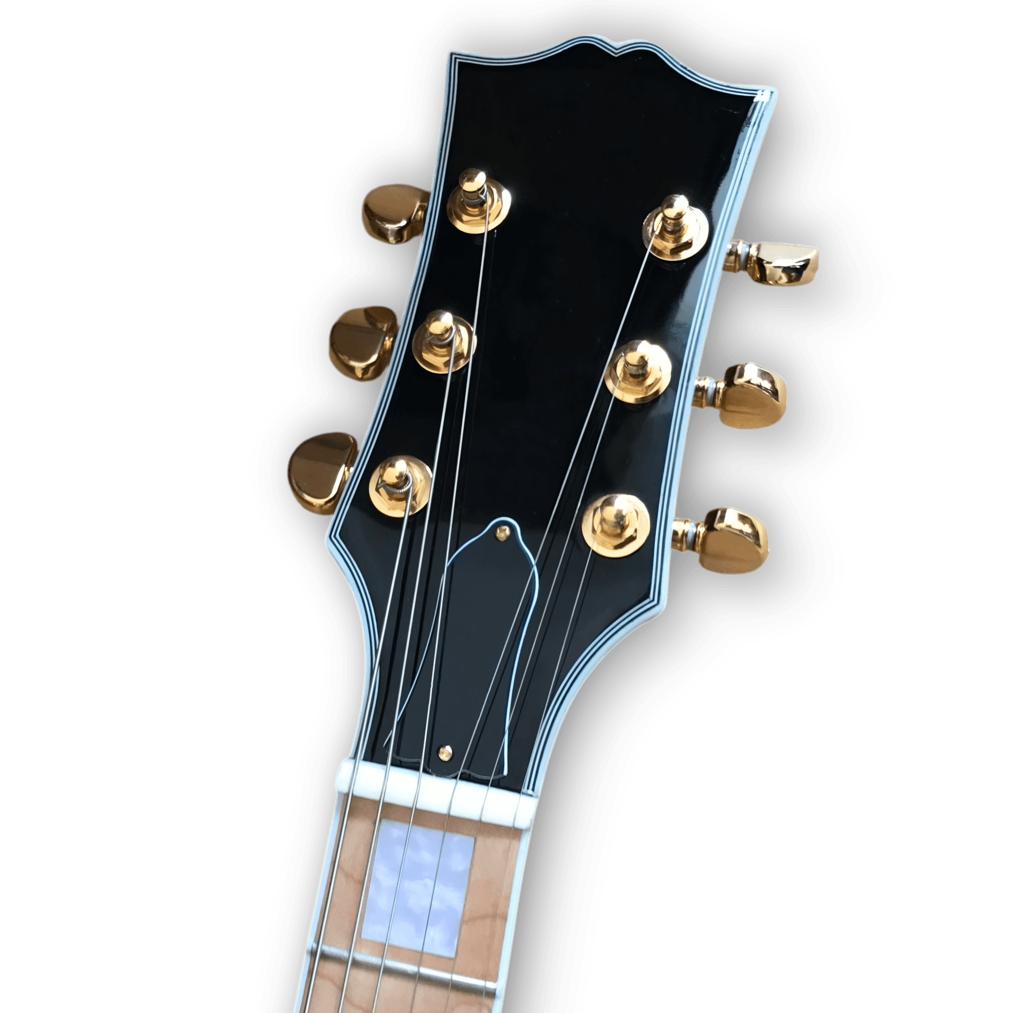 Custom Made Purple Burst Tiger Maple Top LP Style Electric Guitar - Image 3
