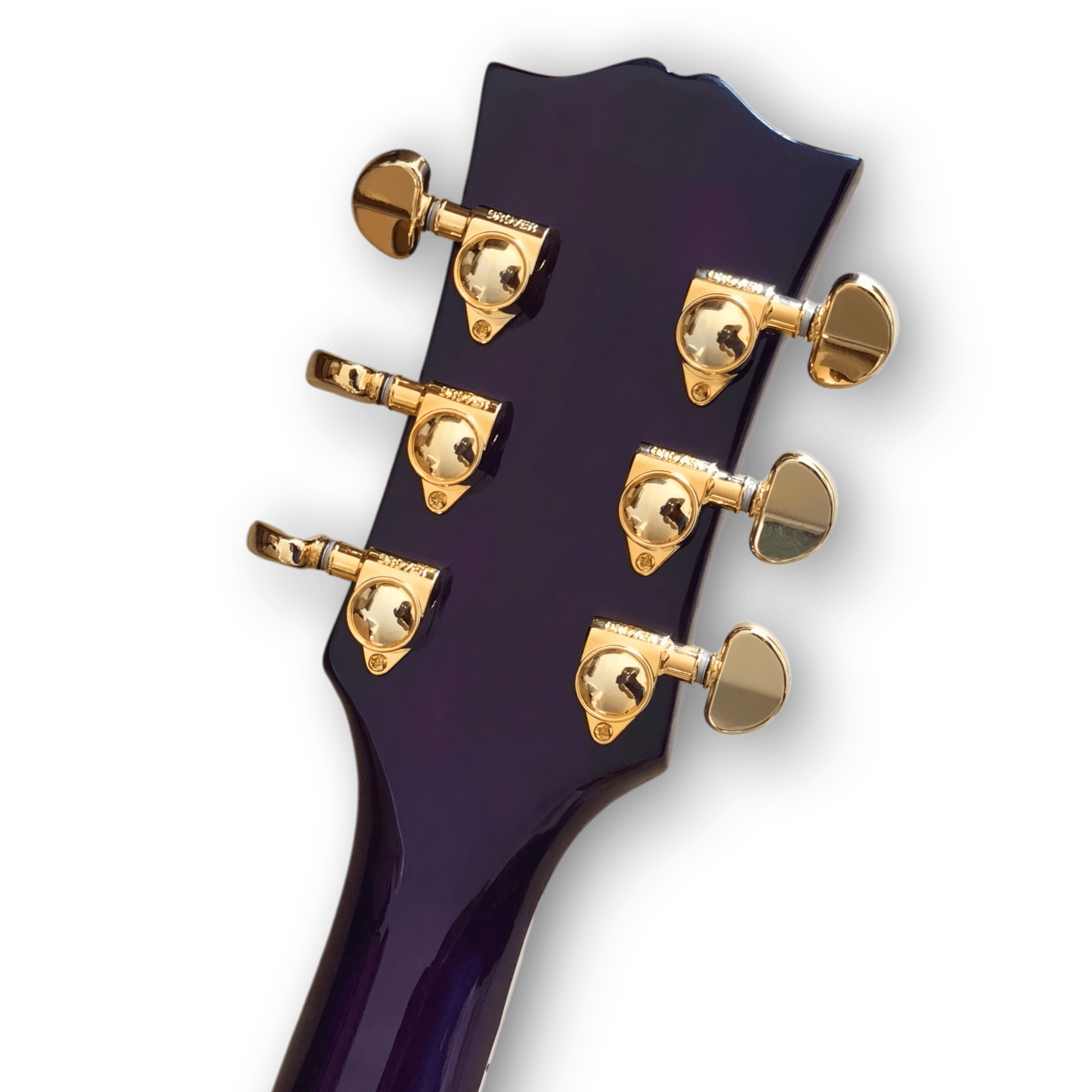 Custom Made Purple Burst Tiger Maple Top LP Style Electric Guitar - Image 6