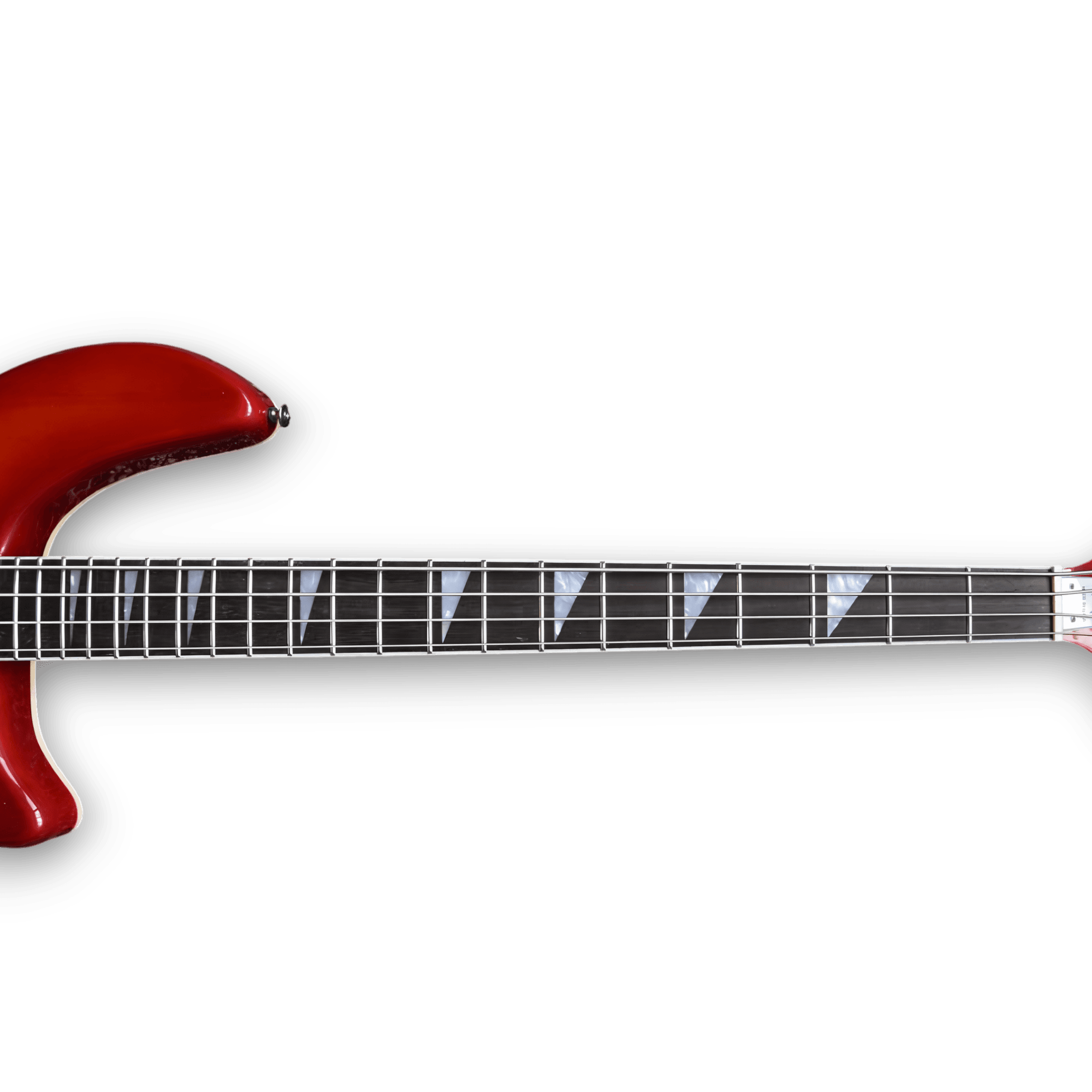 Custom Made 4005 Fireglo Style Semi-Hollow Body 4 Strings Electric Bass - Image 4