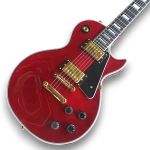 Custom Made Wine Red LP Style Electric Guitar