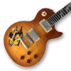 Custom Made Honey Burst Tiger Maple Top Slash Snakepit Style Electric Guitar