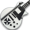 Custom Made Snow White Guitar Iron Cross Hetfield Electric Guitar