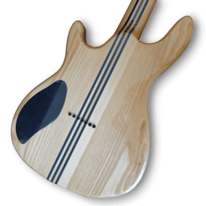 Custom Made Regius 7 Strings Gothic Monolith Black Graining Red Matt Neck-Through-Body Electric Guitar - Image 7