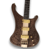 Custom Made Engrave Walnut Body Carved 4004LK Style Lemmy Kilmister Electric Bass