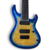 Custom Made Blue Burst Quilted Maple Top Regius Core Style 8 Strings Electric Guitar