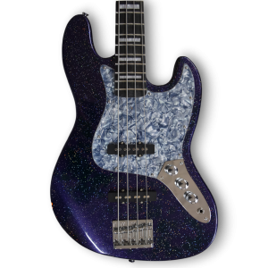 Custom Made Adam Clayton Sparkle Purple Jazz Bass Style 4 Strings Bass
