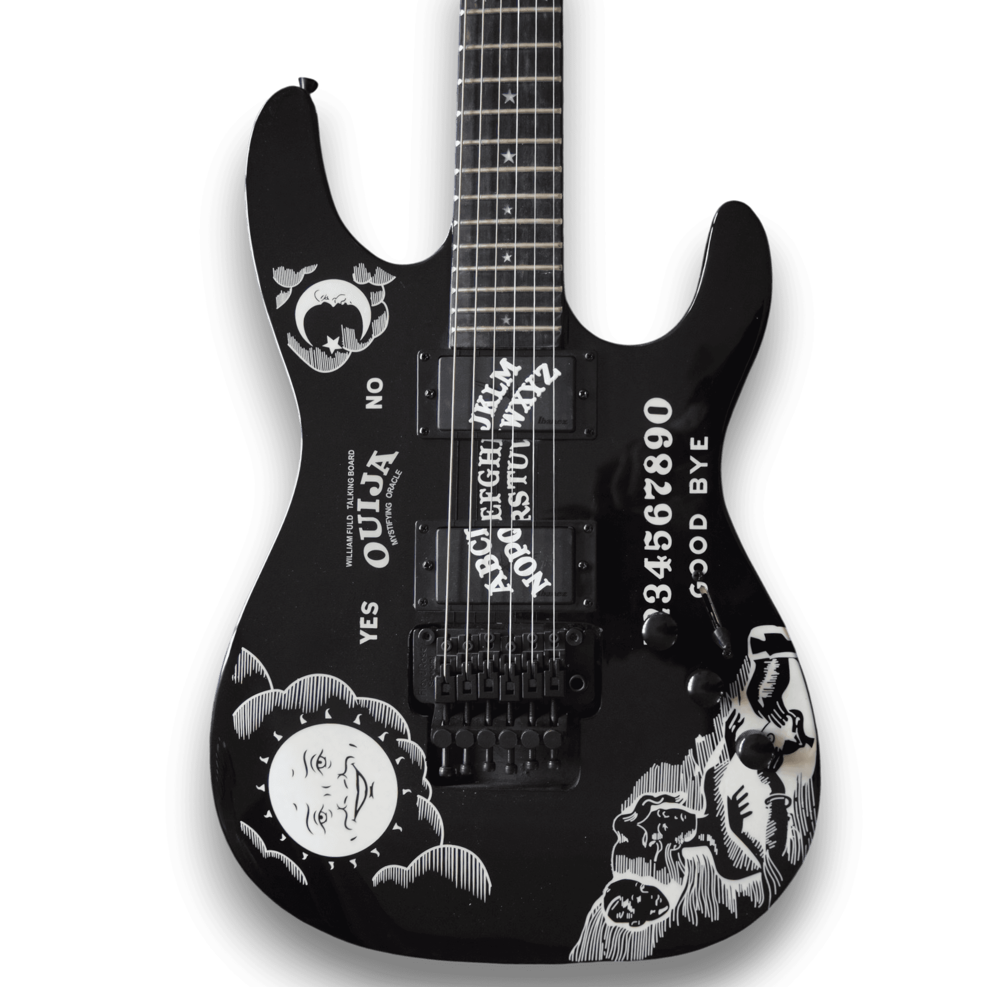 Custom Made Kirk Hammett Ouija Style 6 Strings Electric Guitar