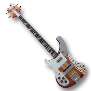 Custom Made Sgt. Pepper McCartney Style 4003 4 Strings Electric Bass Left Handed - Image 2