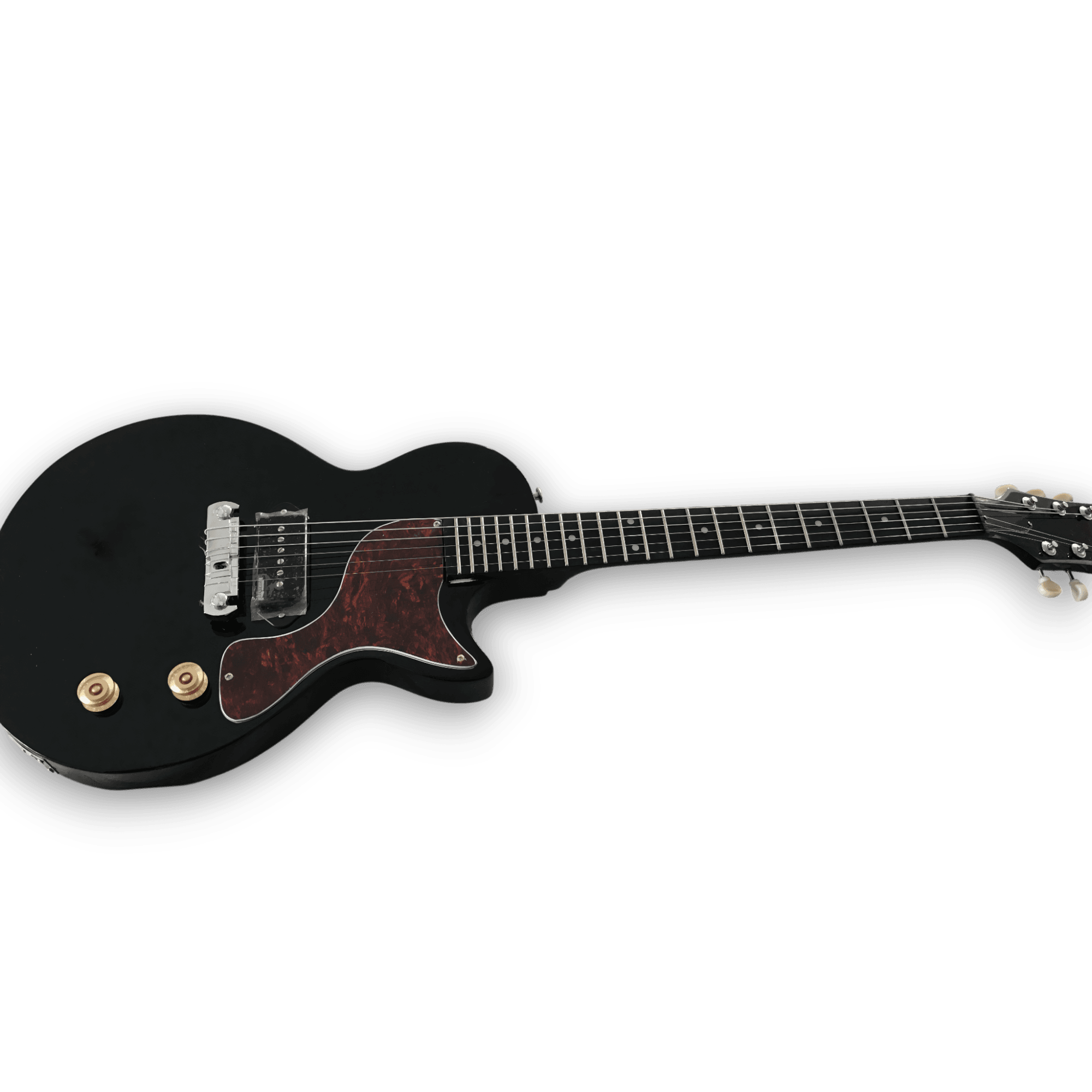 Custom Made Black Beauty P90 Pickups LP Junior Style 6 Strings Electric Guitar - Image 2