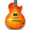 Custom Made Cherry Sunburst Flame Maple Top LP Style 6 Strings Electric Guitar
