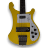 Custom Made 4001 Style Chris Squire Style Cream Color 4 Strings Electric Bas