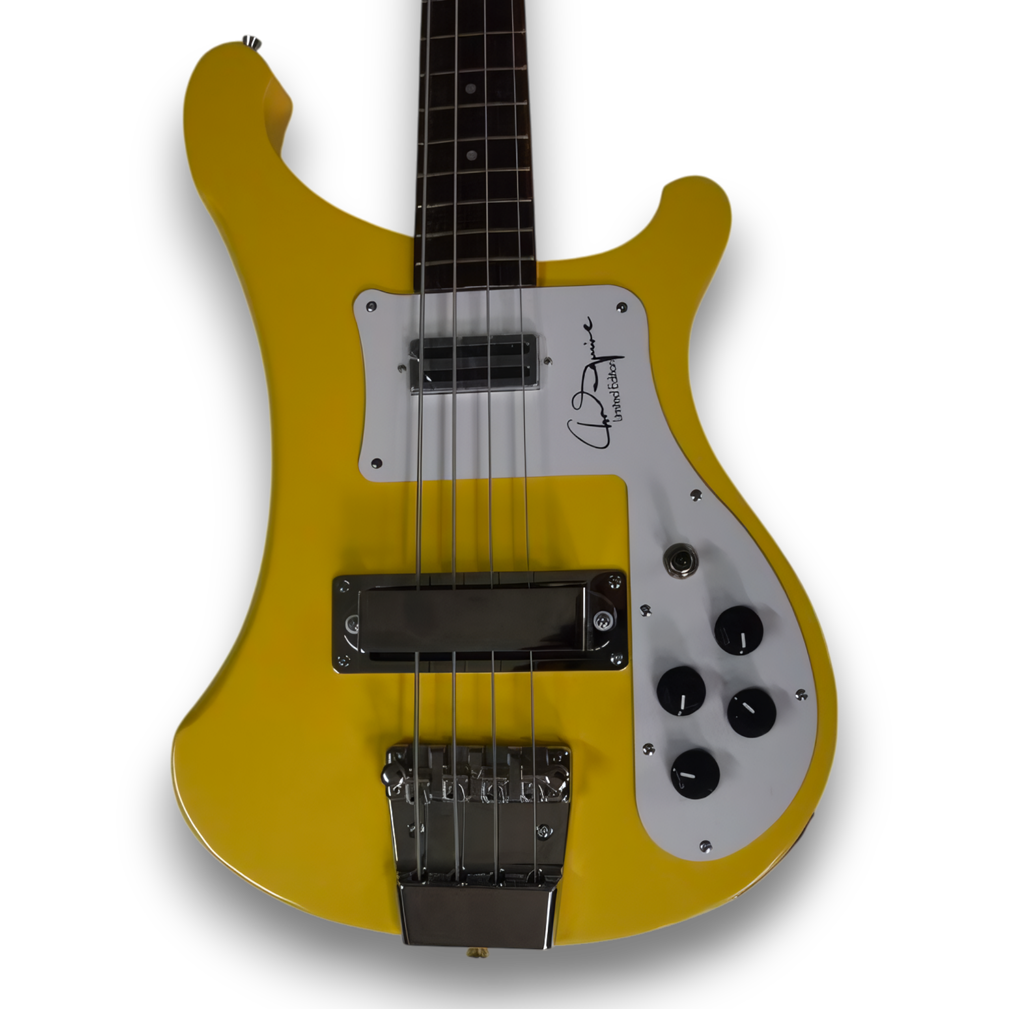 Custom Made 4001 Style Chris Squire Style Cream Color 4 Strings Electric Bas