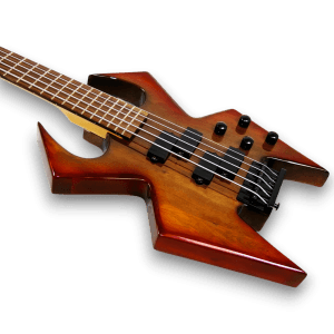 Custom Made Widow Style Natural Finish 5 Strings Electric Bass - Image 2